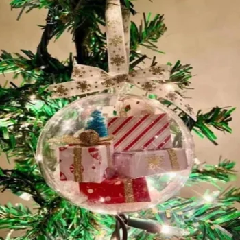 Engraçado Presente De Natal Enfeite Clara Decoração De Natal, Bolas De Natal, Decoração De Bola Artesanato Decorações Para Árvores De Natal