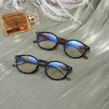 Rodada de Grande Armação de Óculos de Leitura Ultra-leve Anti-Luz azul Óculos de Leitura HD Homens e Mulheres Óculos Unissex