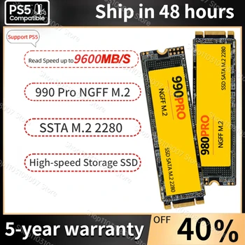 SSD Nvme M2 NGFF M2 4 TB 2 TB 1 TB M. 2 2280 PCIe 4.0 Unidade de Disco Rígido de 4 tb de Estado Sólido Interna 7400MB/s para PlayStation 5/Laptop