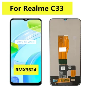 Para Oppo Realme C30 C30F C33 LCD RMX3581 RMX362 Apresentar Digitador da Tela de Toque