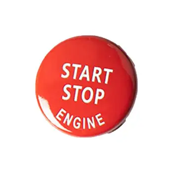 START Stop Botão de Motor Substituir Cove Para o BMW X1 X3 X5 X6 E70 E71 Z4 E89 3 5 Série E90 E91 E60 Chave Decoração Anel de Guarnição Mudar Kit