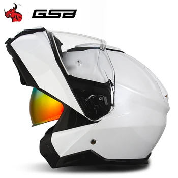 Capacete de moto de Corrida Off-Road, Mountain Bike Race Proteção facial Cair Prova de Capacete Lente HD ECE Certificada de Alta Qualidade