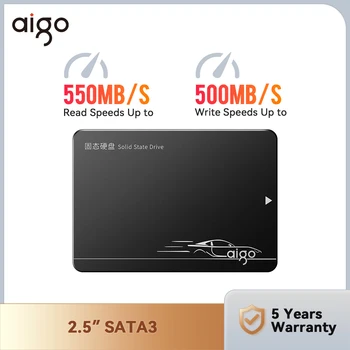 AIGO Sólida Unidade de disco Rígido Ssd de 2,5 Polegadas 1tb Sata3 Ssd De 256 Gb e 512 gb 128 gb, Disco para o Computador de um Dispositivo de Armazenamento Interno do Office