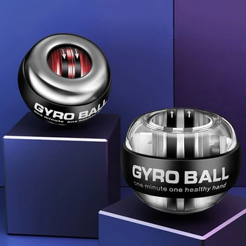 Gyroball Pulso Exercitante 5 Led Ginásio Do Antebraço De Energia De Pulso Gyro Ball