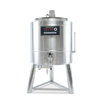 100L/200L sorvete de máquina de pasteurização de leite pasteurizer com a inteligência de controle