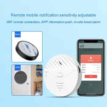 Monitoramento remoto wi-Fi Multi-funcionalidade Cross-border Tuya Aplicação Inteligente Design Elegante Aplicação Inteligente de Roubo de Prevenção de Fácil Instalação