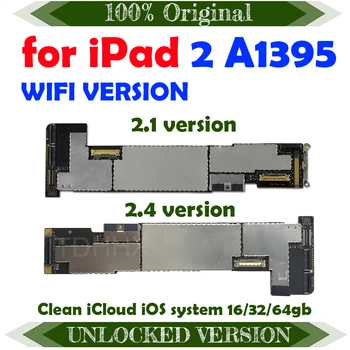 Limpar o iCloud para o iPad 2 placa-Mãe A1395 com o iOS 100% Original para o iPad 2 e a placa principal A1396 ou A1397 WIFI do Celular