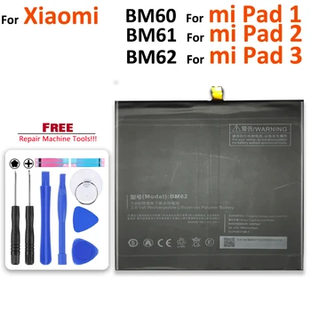 6600mAh Tablet Bateria de Substituição BM60 BM61 BM62 BN60 Para Xiaomi miPad 1 2 3 4 miPad MEC91 Li-íon do Polímero Batery mi Guia 1 2 3 4