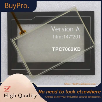 Digitador Para TPC7062DW/TPC7062KD/PC7062KW/TPC7063E Película Protetora Vidro da Tela de Toque do Painel de LCD