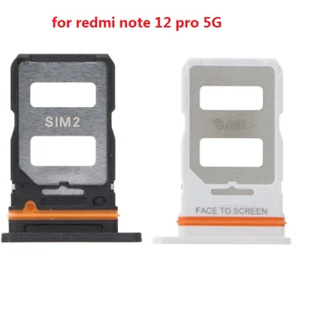10PCS Para Xiaomi Redmi Nota 12 Pro / Nota 12 Pro + Plus Bandeja do Cartão SIM Slot Titular Soquete Adaptador de Peças de Reparo
