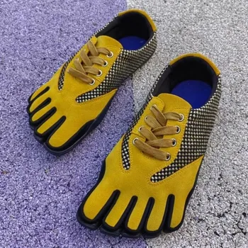 Homens profissionais de Treinamento de Peso Sapatos de Borracha Cinco Dedos Tênis Indoor de Mens Agachamento Sapatos para Homem Designer de Peso Sapato