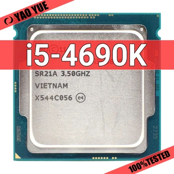 Usado i5-4690K i5 4690K I5 4690 K 3,5 GHz Quad-Core, Quad-Thread 88W 6M CPU Processador LGA 1150