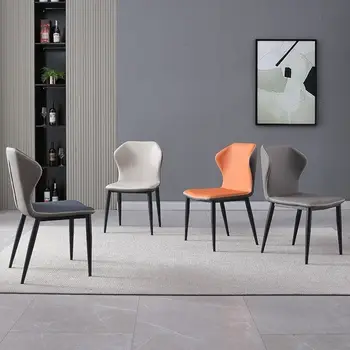 Cadeira borboleta estilo Nórdico cadeira de jantar high-end saco macio encosto da cadeira home moderno e minimalista cadeira de jantar