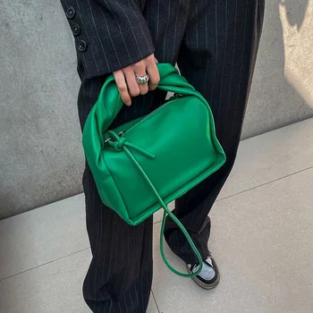 Moda Vintage verde Ombro Saco Crossbody Para as Mulheres, Bolsas Casual de Couro do PLUTÔNIO das Senhoras Designer Saco de Mensageiro Sac Principal Femme