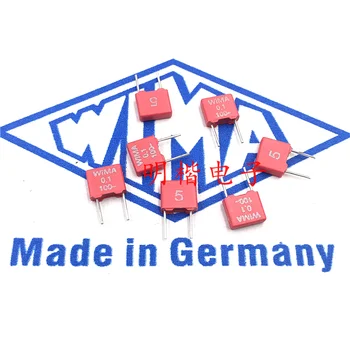 Frete grátis 10pcs/30pcs WIMA Alemanha capacitor 104 0.1 UF 100V MKS2 5% P=5mm