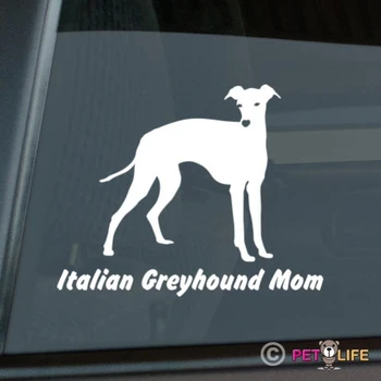 Para Italian Greyhound Mãe Adesivo Morrer recorte de Vinil - iggy ig Carro decal