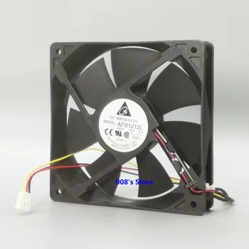 Radiador novo Cooler Ventilador Para PC Servidor AFB1212L12CM 120MM 12025 120*120*25MM 12V 0.21 UM Rolamento de Esferas de Resfriamento de 1900RPM