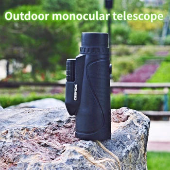 40x60 Poderoso HD Monocular Telescópio de Longo Alcance Zoom Com Tripé Telefone Clipe Para a Caça Exterior Acampamento Turismo telescópio