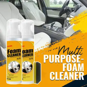 300ml de Espuma de Spray Limpador de Multi-propósito Anti-envelhecimento Ferramentas de Limpeza Carro Casa Interior Espuma de Limpeza Para o Interior do Carro Couro Limpo