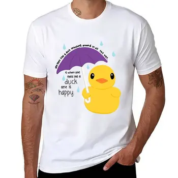 Novo Pato T-Shirt camiseta tamanho plus t-shirts roupa hippie T-shirt para um menino de grandes dimensões t-shirt dos homens