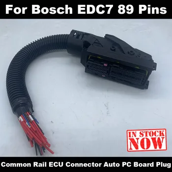 Novas 89 Pin de Forma EDC7 Motor Common Rail Conector da Placa de PC de ECUS Tomada de Caminhão Sensores + Chicote de fios do Fio