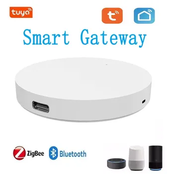 Tuya Multi-modo Casa Inteligente Ponte WiFi, Bluetooth, ZigBee APLICATIVO Remoto sem Fio Alexa Remoto Smart Gateway de Hub Casa Inteligente