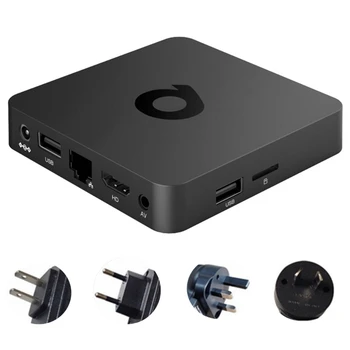 C1FB 1Set Novo ATV Set-top Box 8GB 16GB Dual-band wi-Fi 11.0 compatível com Bluetooth 5.2 Caixa