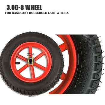 De 14 polegadas Engrossado 300-8 infláveis, rodas de pneus de carro apropriado para carrinho de mão inflável rodas, casa de carrinho de rodas
