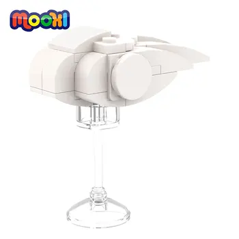 MOOXI Anime Branco Cambalhota Nuvem Bloco de DIY Educacional de Crianças Brinquedos Para Crianças Presente Tijolos para Construção do Modelo de Montar as Peças MOC1101