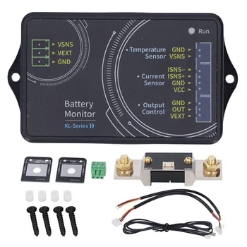 Battery Monitor,Bluetooth Bateria Capacidade do Testador,400 0‑120V Voltímetro Amperímetro Ferramenta de Teste de Bateria sem Fio Multímetro
