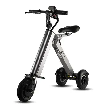 Portátil dobrável bateria de íon de lítio passeio de bicicleta mini-adulto masculino e feminino pequeno passeio de bateria de carro