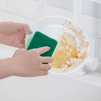 Engrossado CHAHUA máquinas de lavar Louça Esponja e um Pano de Limpeza de Combinação - A melhor Solução de Limpeza para Espumante Limpa DishesIntrodu