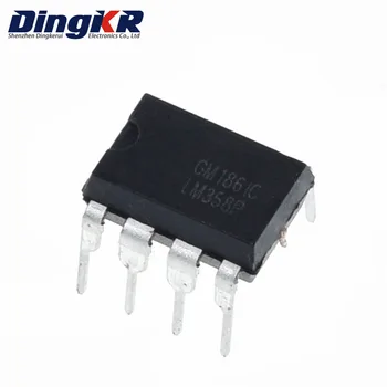 100PCS LM358/DIP-8Pins amplificadores Operacionais LM358N LM358P DIP8 circuitos integrados