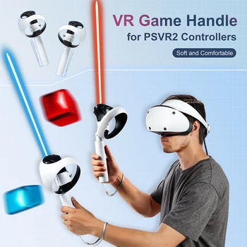 VR Controladores de Vara Longa Alça Dupla VR Jogo Lida com a Extensão de Apertos para o PS VR2 Jogos