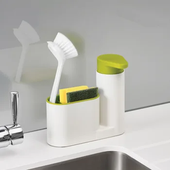 Cozinha Shampoo Dispensador De Sabão Recipiente Titular Mais Novo Portátil, Casa De Banho De Plástico Prático Sabão Líquido, Shampoo De Armazenamento