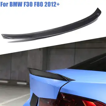 Estilo 3D Real Cheio de Fibra de Carbono Traseira do Tronco Aileron da Asa se Encaixa Para BMW F30 F80 2012 2013 2014 2015 2016 2017 2018 autopeças