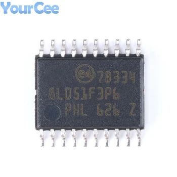 2pcs STM8L051F3P6TR TSSOP-20 16MHz 8KB de Memória Flash de 8 bits do Microcontrolador MCU Micro Controlador 8L051F3P6TR EEPROM 256B 1KB de RAM