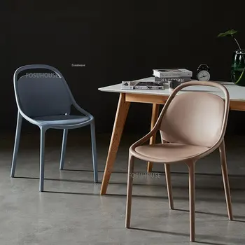 Cozinha Moderna Mobília De Jantar Cadeiras Para A Moda Simples Espessamento De Plástico Cadeira De Jantar De Família De Discussão Cadeira De Sala De Jantar
