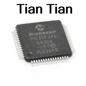 PIC24FJ64GA006-eu/PT SMD TQFP-64 de 16 bits do Microcontrolador microcontrolador Novo Original