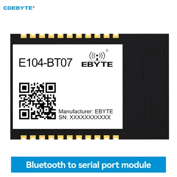 4PCS BLE5.1 Bluetooth Para a Porta Serial do Módulo E104-BT07 de Baixa Potência Antena PCB Mestre Escravo Beacon iBeacon de Transmissão de Comutação Mac