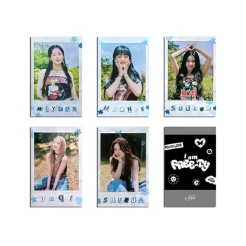 5pcs/set (G)I-DLE World Tour de concertos semanais cartão Álbum lomo cartão de impressão de fotografias fine art SOYEON YUQ IMINNIE GIDLE cartão de kpop