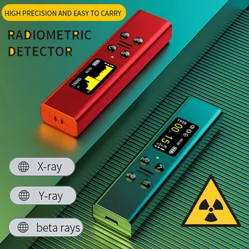 2023 NOVO contador Geiger Alta Precisão Nuclear Detector de Radiação de raio-X Beta Gamma Detector Contador Geiger Dosímetro