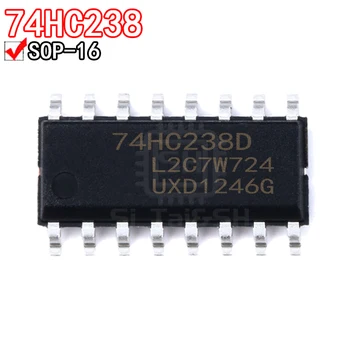 5PCS 74HC238 74HC238D chip SOP16 decodificador/desmultiplexador chip
