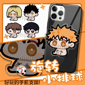 Anime Haikyuu!! Hinata Shoyo Tobio Kageyama Do Telefone Móvel Colar Stand Suporte De Comprimidos De Telefone De Suporte De Resina Design