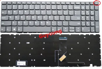 Laptop de US Teclado inglês para Lenovo IdeaPad 320-15 320-15ABR 320-15AST 320-15IAP 320-15IKB 320S-15ISK 320S-15IKB Preto portátil