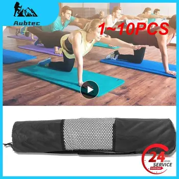 1~10PCS Tapete de Yoga Saco Exercício de Fitness Portador de Nylon de Malha Centro Alça Ajustável Pilates Fitness Body Building Equipamento Desportivo