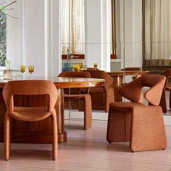 Design Luxo de Jantar, Cadeiras de Encosto Originalidade Casa Simples Cadeiras de Jantar Modernas, Conforto Muebles Hogar Salão de Móveis de QF50DC