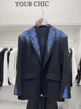 ty0511 dos homens de Moda Coats & Jaquetas de 2023 Pista de Luxo Europeu de Design de festa estilo de Roupas masculinas
