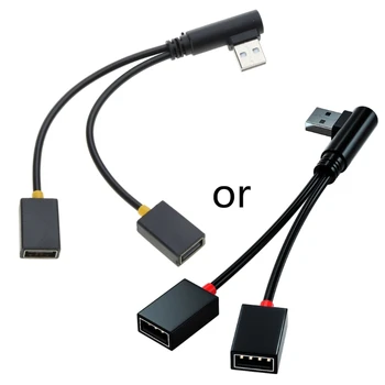 Portátil USB Cabo Divisor 2-em-1 Adaptador de Alimentação do Conversor de Cabo de Macho para Fêmea