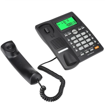 Telefone com fio ID de chamada de telefone de Casa de mãos-livres de telefone fixo